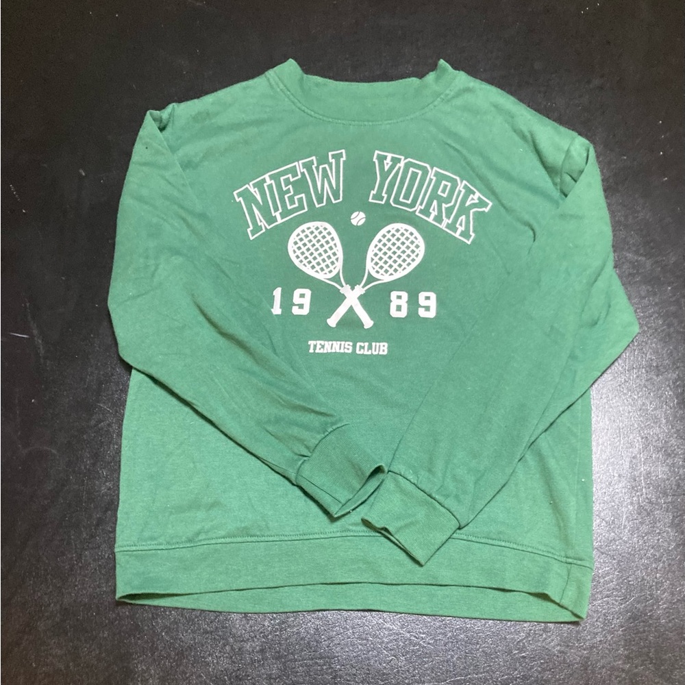 New York Tennis Club Crewneck Sweater - Green